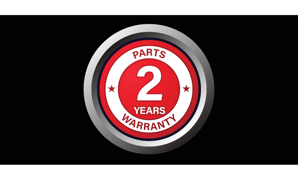 Parts 2 year warranty icon