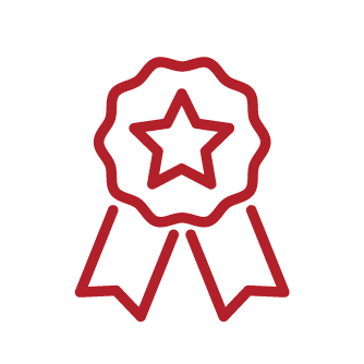 Icon of a winner ribbon