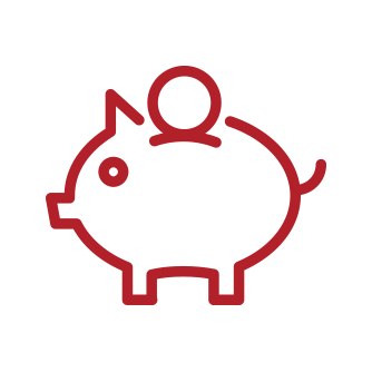 Piggy bank icon